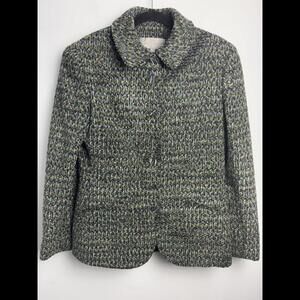 Vintage Emil Rutenberg Elegant Office Siren Corpcore Tweed Blazer SZ Small